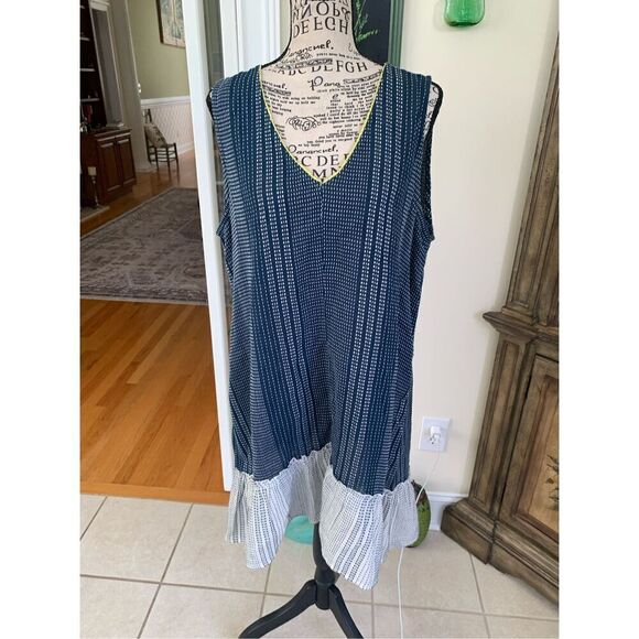 Lilla P Blue Sleeveless Dress - Picture 7 of 9